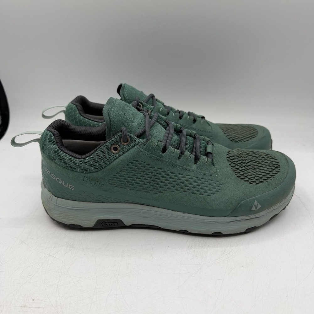 Vasque Breeze LT NXT Low Hiking Shoes Womens Sz 9.5 M Green Outdoor Sneaker 7499